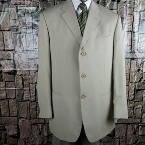 Joseph & Feiss 3 Button Silk Sport Coat Blazer